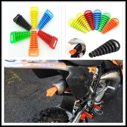 Motorcycle pitbike Exhaust Pipe Motocross Plug Silencer Muffler Wash end for SUZUKI TL1000S 600 Kawasaki ZX7R ZX7RR ZX9