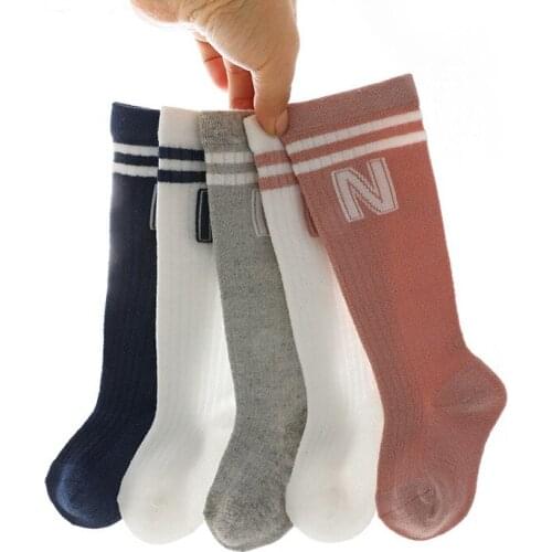 Summer Mesh New Baby Socks Long Tube Parallel Bars Baby Socks Thin Child Socks Anti-mosquito Knee Socks Baby Clothes Accessories