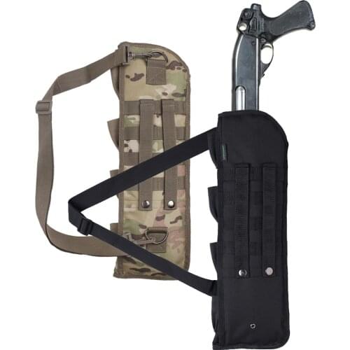 Outdoor Hunting CP Molle Tactical Pistol Grip Short Barrel Shotgun Scabbard Holster Bag Sling Shoulder Rifle Case