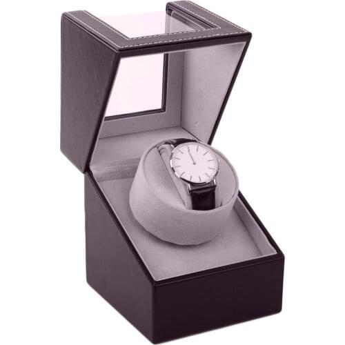 EU/UK/US/AU Storage Organizer Display Casket Motor Shaker Holder Automatic Mechanical Watch Winder Box Winding Case Holder