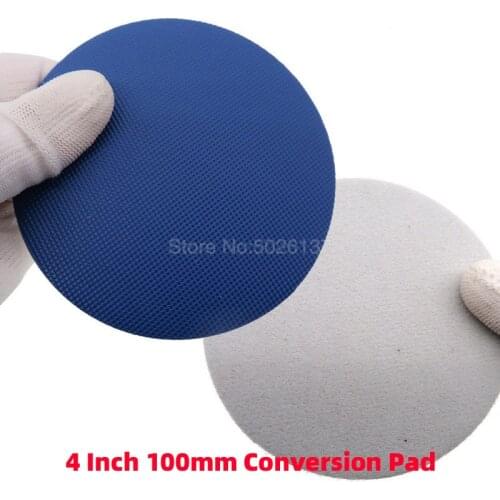 4 Inch 100MM Hook Loop Convert Interface Pads Self-adhesive Sanding Discs Power Tool Conversion Pad Back Velvet Flocking Strips