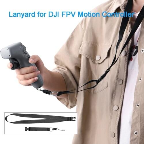 For DJI FPV Combo Motion Drone Controller Anti-lost Removable Lanyard Lanyard Neck Band Handle Fixed Strap Belt Accessories