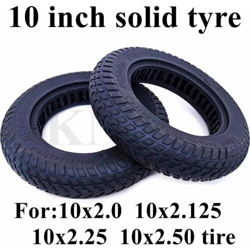 Good Quality 10 Inch Hollowing Out 10x2.0 10x2.125 10x2.25 10x2.50 Solid Tyre 1 Pcs for Electric Scooter Accessories