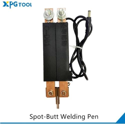 Spot welding machine integrated weld pen hand held automatic trigger multi functional split butt welding tongs polymer to nickel