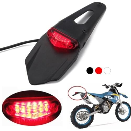 Motorcycle LED Tail Light&Rear Fender Stop Enduro Taillight MX Trail Supermoto for KTM CR EXC WRF 250 400 426 450 Accessories