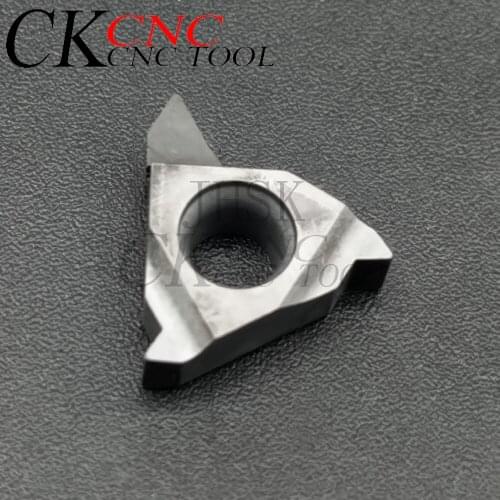 2pcs 11ER A60 CBN diamond thread inserts cubic boron nitride blade processing steel hard alloy quenched material threaded blade