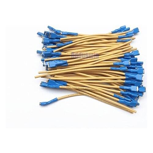 100PCS Pure copper car 12v whistle electric horn cable plug connection line special modified wire terminal line