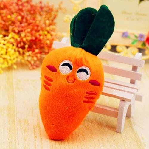 15 Designs Dog Toys Pet Puppy Chew Squeaker Squeaky Plush Sound Fruits Vegetables And Feeding Bottle Toys