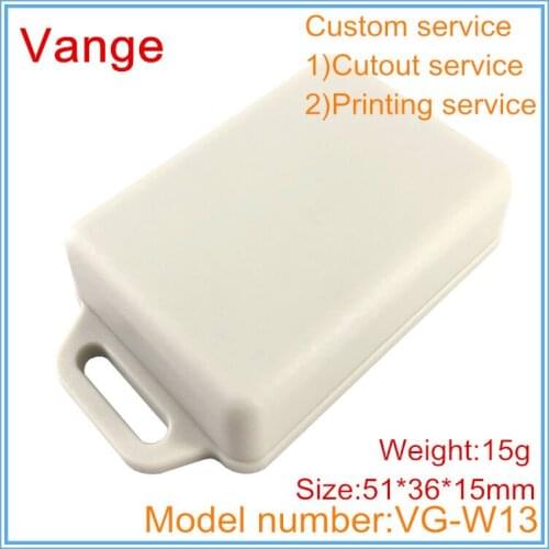 2pcs/lot wall-mounted junction box extrusion 51*36*15mm ABS plastic enclosure case housing for wire connector device