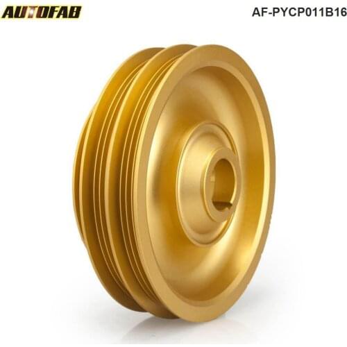 Aluminum Light Weight Belt Drive Crank Pulley For Honda Civic Si Integra B-Series 99-00 AF-PYCP011B16