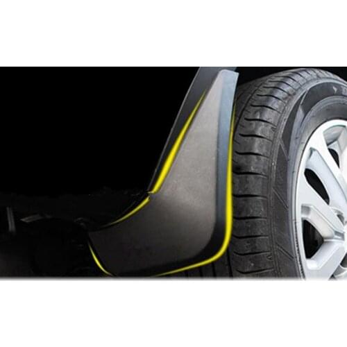 Car Plastic Fender Soft Mudguard Auto Detector Flap Splash Mud Guard Moulding Parts For Renault Kadjar 2016 2017 2018 2019