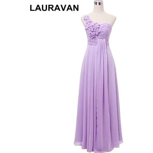 Cheap lavender lilac plus size brides maid dress light purple one shoulder sweetheart bridesmaid dresses for bridesmaids gown