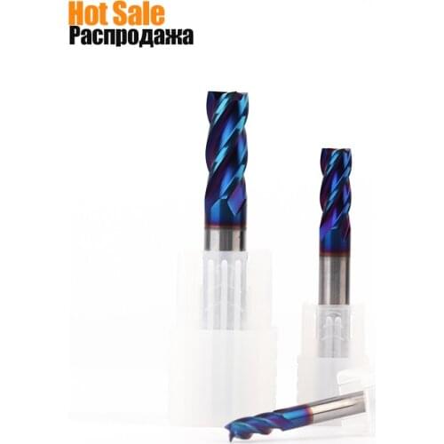 Hot Sale 1PC Mill Cutting HRC65 4 Flute 1mm 1.5mm 2mm 2.5mm 3mm 4mm Alloy Carbide Milling Tungsten Steel Milling Cutter End Mill