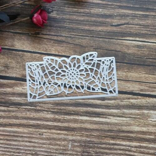 Hollow Flower Irregular Frame Stencil Metal Cutting Dies For Scrapbooking Practice Hands-on DIY Album Card Handmade Tools