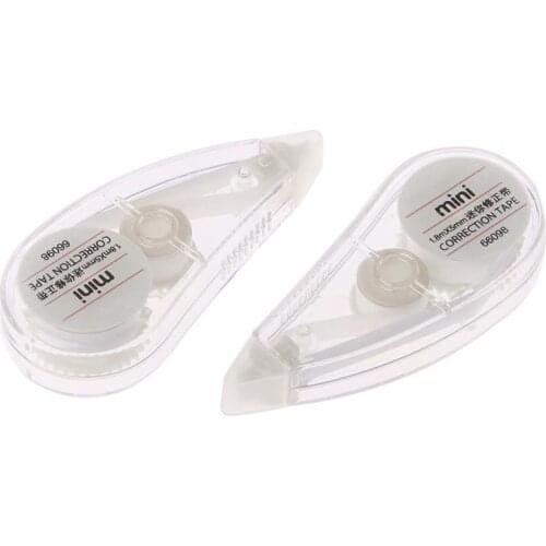 2Pcs Cute Correction Tape Mini Roller White Out Eraser School Office Stationery
