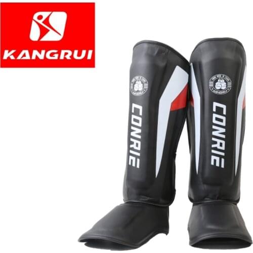 MMA Boxing Shin Guards Ankle Support Men Women Kickboxing Equipment Karate Protectors Sanda Muay Thai Legging