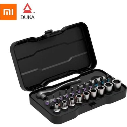 Xiaomi ATuMan DUKA RS2 RS1 Multi-purpose Ratchet Wrench Screwdriver S2 Magnetic Bits Tools Set DIY Household Repair Tool