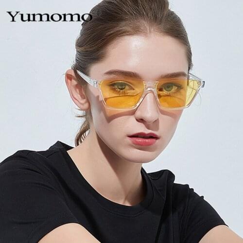 Polygon Semi-Rimless Sunglasses Women Classic Steampunk Sun Glasses Contrast Color Eyeglasses Ladies Eyewear Female UV400 Oculos