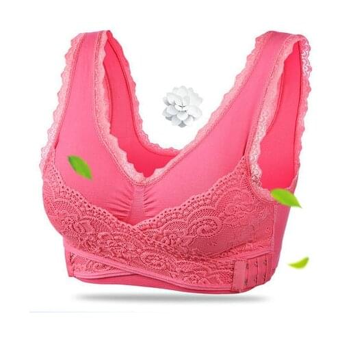 Fashion Lace Bra Full Cap Seamless Breathable Gather Underwear Wire Free Thin Ladies Brassiere Padded Sexy Intimates Bra Push Up