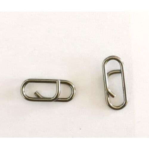 NEW 200Pcs small size Powerful Fast Link Clip Snap Fishing Tackle Quick Change Lead Links Clips Interlock Accessories Wholesale