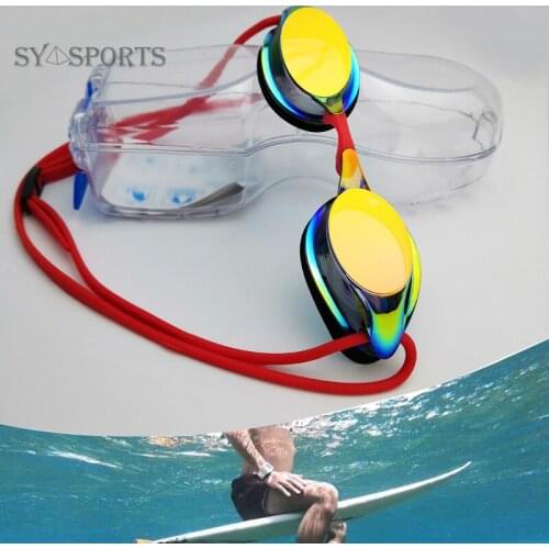 Professional competition swimming goggles, anti-fog coating, waterproof anti-ultraviolet, silicone, diving , protective glasses