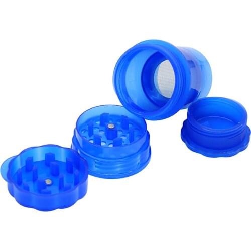 63mm Herb Grinder Weed Accessories Multi-Function Tobacco Plastic Storage Box Smoke Grinder Crusher Weed Waterproof Bottle