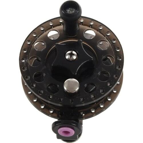 Plastic Ice Fishing Reels Fly Fishing Tackle Round Wheel Fishing Accessories