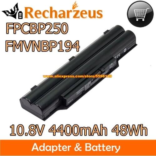 Sunshine 10.8V 4400mAh For FUJITSU CP477891-03 Laptop Battery CP293550-01 CP477891-01 CP478214-02 FMVNBP186 FMVNBP189 FMVNBP194
