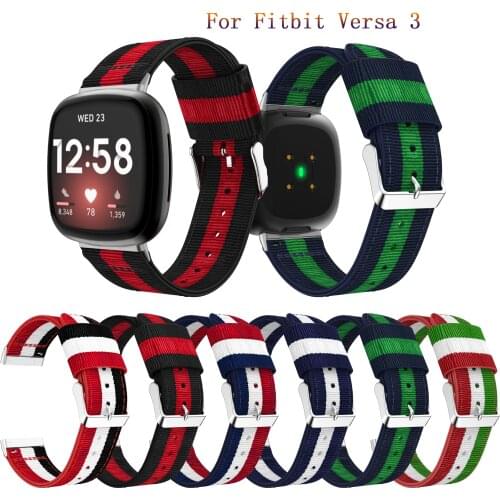 Wrist For fitbit Versa3/Sense Watch Band nylon Smartwatch Bracelet Strap For fitbit Versa 3 Replacement Watchband High Quality