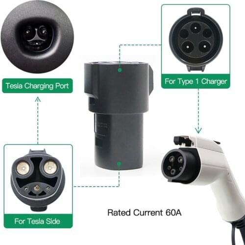 Tesla SAE J1772 Adapter TSL02 Charger Public Charging Adaptor OEM Model