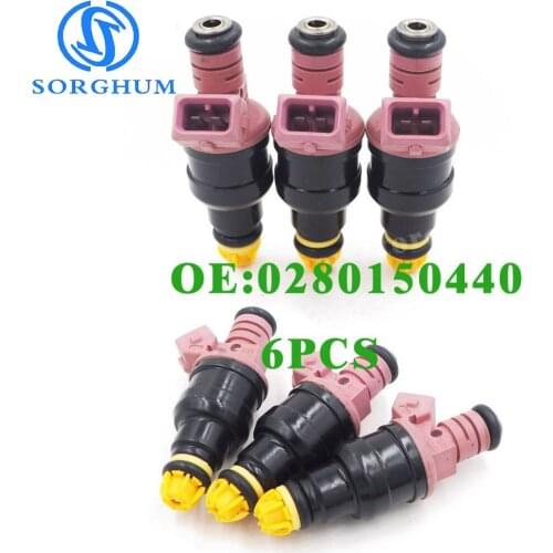 Fuel Injector 6pcs High Quality 0280150440 Low Watched For BMW 1996-2000 328i M3 Z3