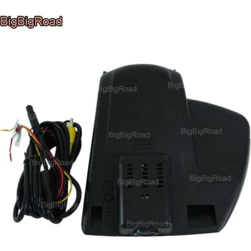 BigBigRoad For Ford Mondeo MK5 2013 2017 Low Configured Car wifi DVR Video Recorder hidden installation Dash Cam Car