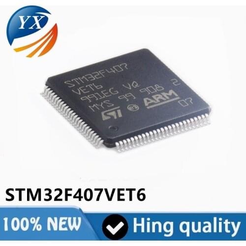 100% Brand New Original STM32F407ZET6 STM32F407ZGT6 LQFP144 STM32F407VET6 STM32F407VGT6 LQFP100 Microcontroller