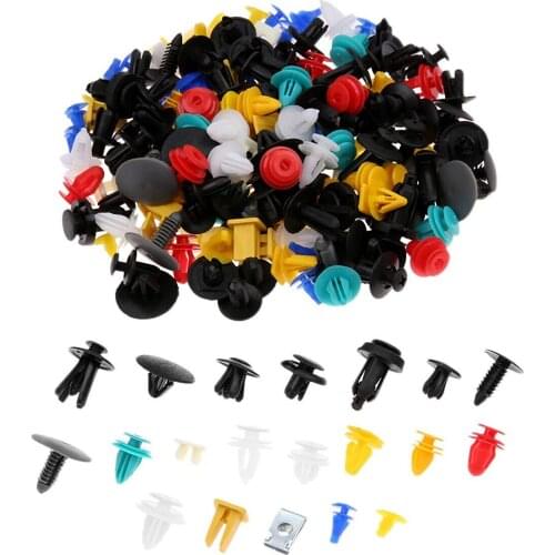 100pcs Universal Mixed Clips for honda accord chevrolet cruze bmw m Nissan 350z mitsubishi outlander nissan altima