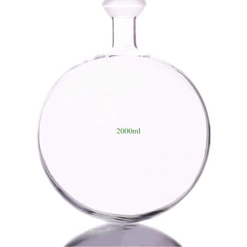 2000ml,S35 Spherical Joint Glass Flask,35/20 Socket Rotavapor Receiving Bottle