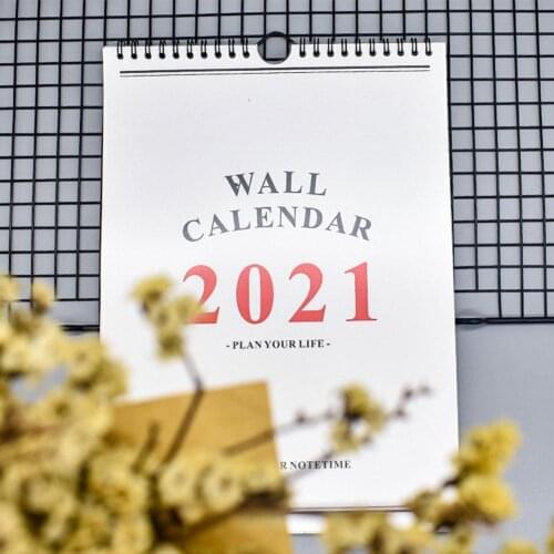 2021 Simple White Paper Landscape Calendar Daily Scheduler Table Planner Yearly Agenda Organizer Office