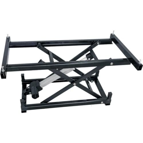 370mm Smart Custom Home Accessories Wired Wireless Electric Lift Kong FU Table Dining Table Hardware Folding Iron Frame 168mm