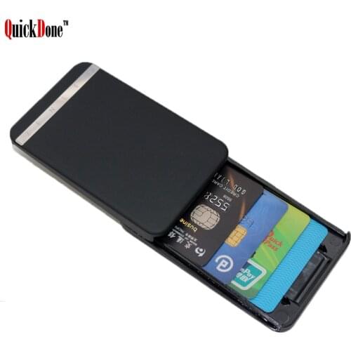 6-Color ID Card Storage Box Holder RFID Blocking Boxes FOB Signal Blocker Shielding Wallet Case For privacy protection DK0219