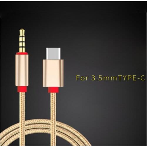 USB Type C Audio Cable Male Car AUX Audio Cable Adapter Type-C male to 3.5mm for Huawei Mate 10 P20 for Letv 2 2pro max