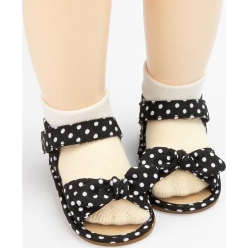 Bobora Baby Toddler Infant Girls PU Leather Soft Closed Toe Flower Princess Flat Shoes Summer Sandals