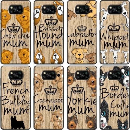 Labrador Yorkie Boxer Chow Mum Dog Case For Xiaomi POCO X3 NFC F2 Pro F1 Mi 10 Ultra Note 10 Lite Mi 10 Pro 9T 9 8 Max3 A3