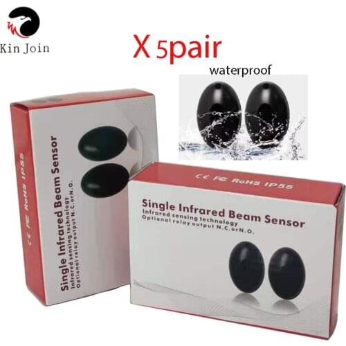 5pair Sensor Infrared Safety Beam Photocell Detector For Garage Gate Door LIFTMASTER CHAMBERLAIN DOORHAN NICE