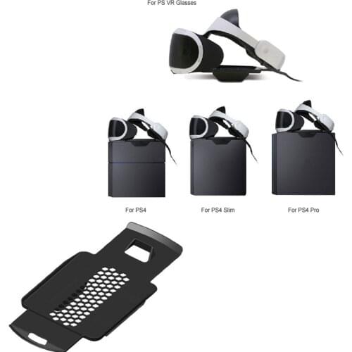 VR Glasses Tray Holder Support Stand Bracket Base Storage For PS VR Glasses Slide to Fix For Playstation 4 ,PS4 Pro,PS4 Slim