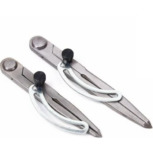 Distance Gauge Divider Adjustable Leather Scriber Overstitch Wheel Compass Leather Stitch Hole Tool Leather Distance Gauge