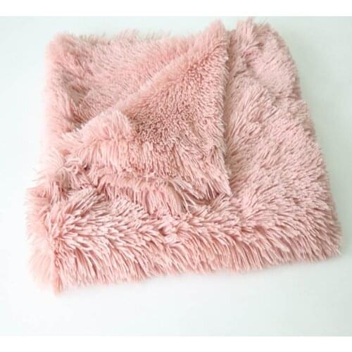 Long Plush Cat Dogs Covering Blankets Soft Bedding Mattress for Pets Sleeping Animal Cover