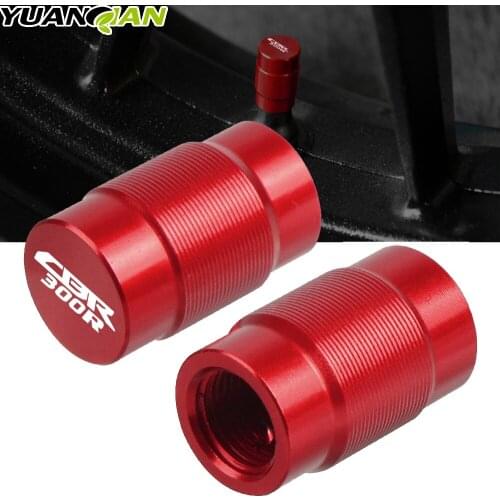 For HONDA CBR250R CBR300R CBR500R CBR600F CBR600RR Motorcycle Aluminum Accessorie Wheel Tire Valve Stem Caps CNC Airtight Covers