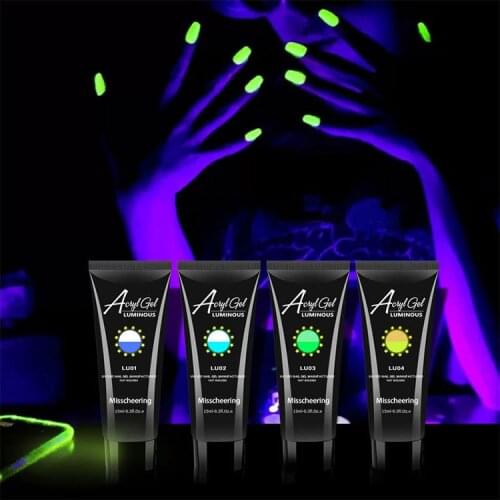 New 15ml Nail Extension Gel Nail Art Luminous Extension Liquid Painless Paper Holder Crystal Phototherapy Gel Builder Gel TSLM1