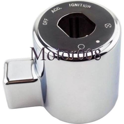 Chrome Ignition Control Switch Cover Cap for Motorcycle 2004-2013 Harley Sportster XL 883 1200 2011 2010 2009 2008 2007