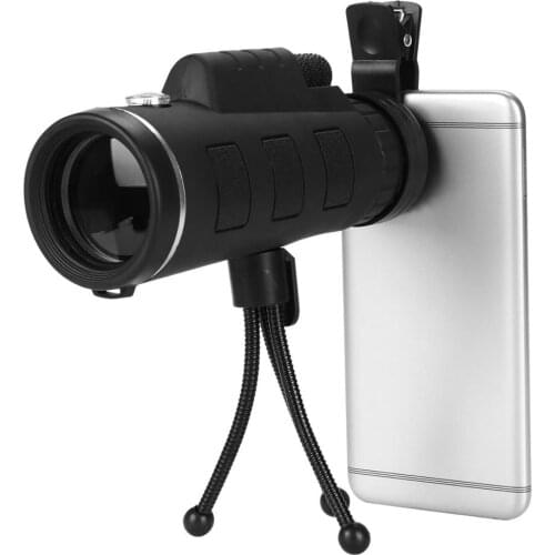 Camera Tripod Stand Holder + 40X60 BAK4 Monocular Telescope HD Mini Monocular Outdoor Hunting Camping Scopes With Compass