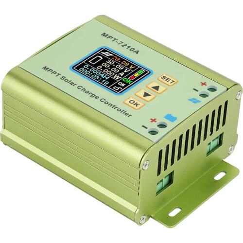 MPT-7210A Aluminum Alloy LCD Display MPPT Solar Panel Charge Controller for Lithium Battery
